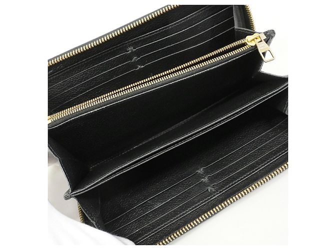 Louis Vuitton Monogram Empreinte Zippy Wallet Schwarz - Ansicht 4