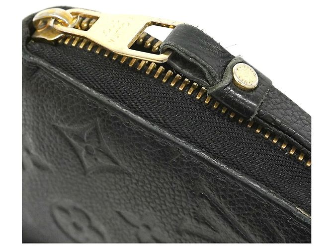 Louis Vuitton Monogram Empreinte Zippy Wallet Schwarz - Ansicht 9