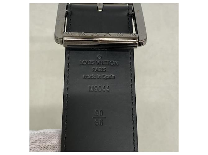 Cintura Louis Vuitton Monogram Eclipse Nero - vista 2