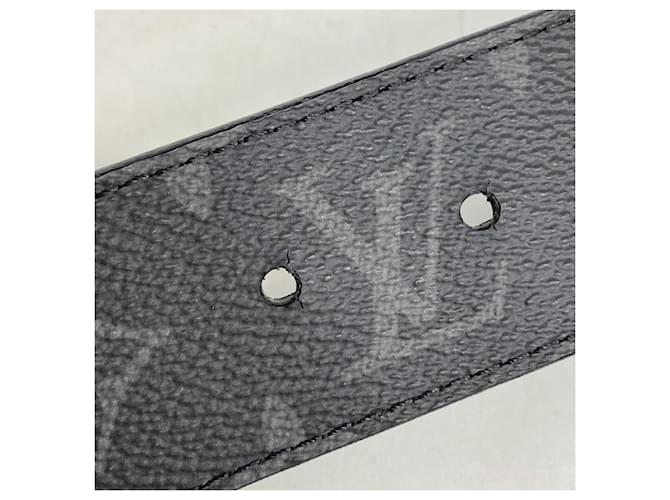 Cintura Louis Vuitton Monogram Eclipse Nero - vista 3