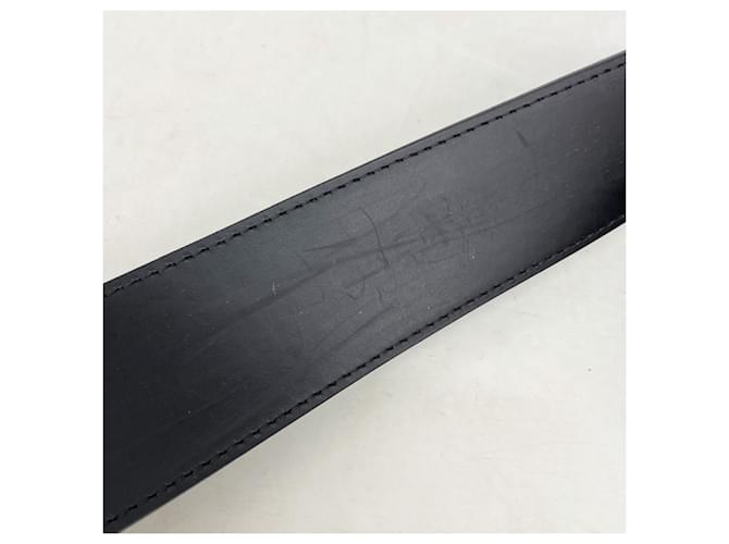 Cintura Louis Vuitton Monogram Eclipse Nero - vista 4