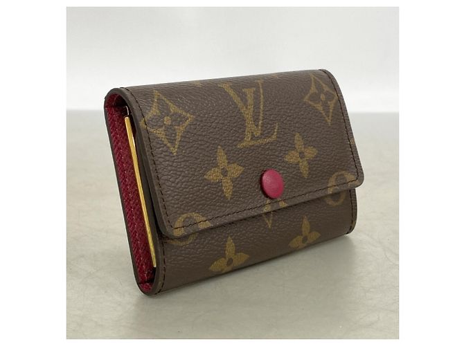 Portachiavi Louis Vuitton Marrone e Fuchsia Fuschia - vista 2