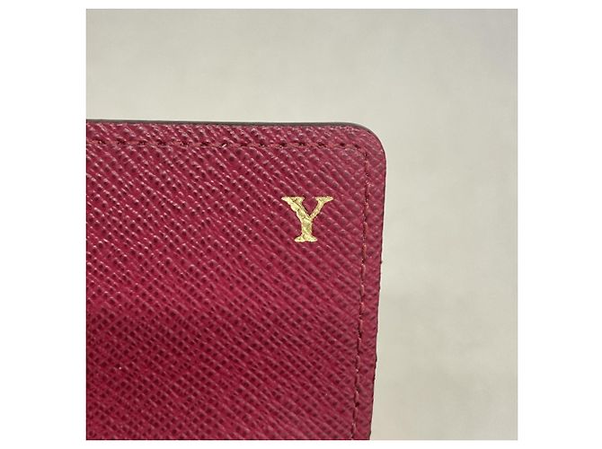 Portachiavi Louis Vuitton Marrone e Fuchsia Fuschia - vista 5