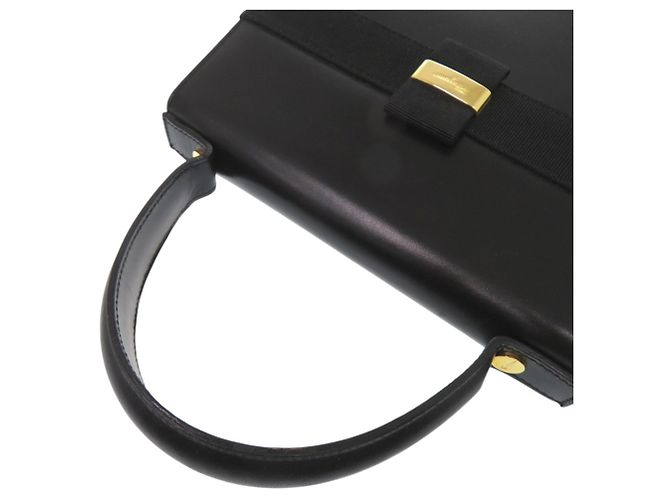 Borsa Salvatore Ferragamo One-Handle Vara Ribbon Nero - vista 3