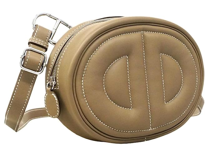 Hermès Borsa a tracolla Hermes In the Loop Taupe - vista 2