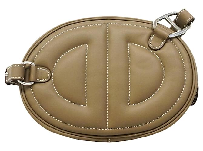 Hermès Borsa a tracolla Hermes In the Loop Taupe - vista 8