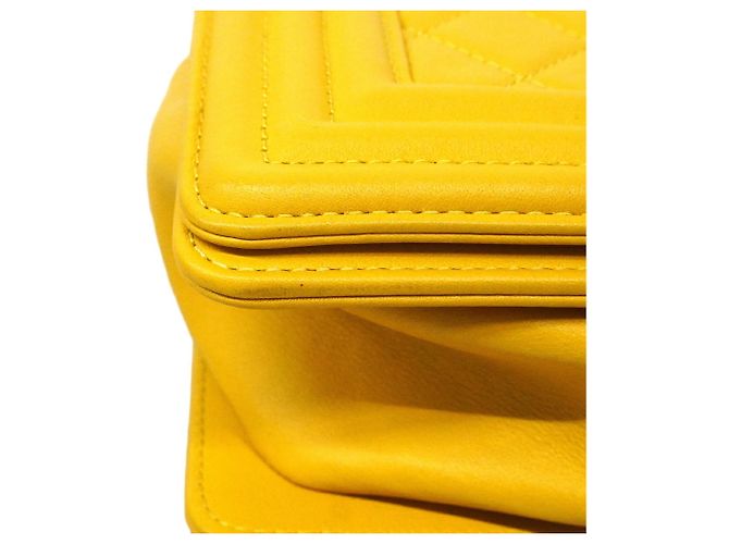 Chanel Boy Chain Schultertasche Gelb - Ansicht 6