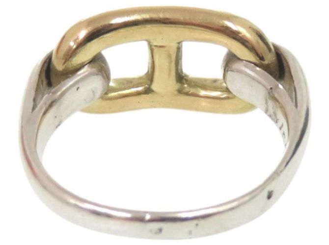Hermès Hermes Chaine d'Ancre Vintage Ring Silber Golden - Ansicht 2
