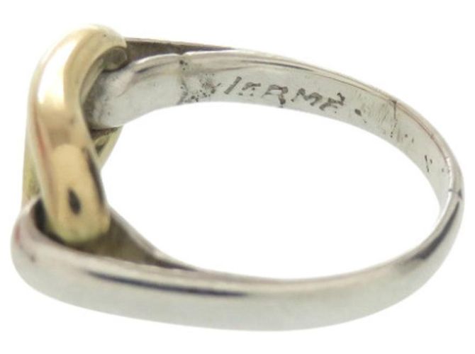 Hermès Hermes Chaine d'Ancre Vintage Ring Silber Golden - Ansicht 3