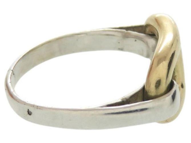 Hermès Hermes Chaine d'Ancre Vintage Ring Silber Golden - Ansicht 4