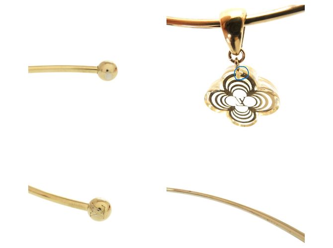 Collier A La Folie Louis Vuitton Gold Choker D'oro - vista 4
