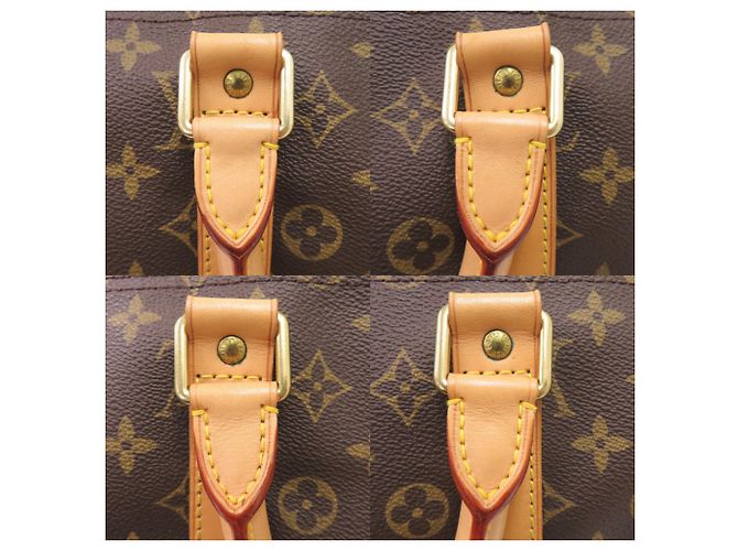 Borsa Boston Louis Vuitton Keepall 55 Monogram Marrone Monogramma - vista 7