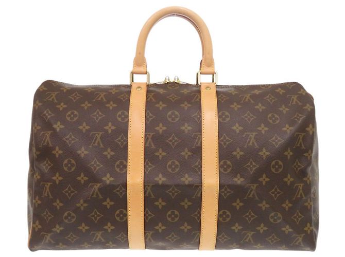 Louis Vuitton Keepall 45 Monogram Boston Tasche Braun Monogramm - Ansicht 2