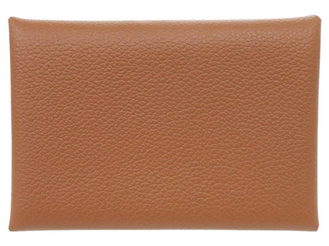 Hermès Hermes Calvi Duo Evercolor Kartenetui Braun - Ansicht 3
