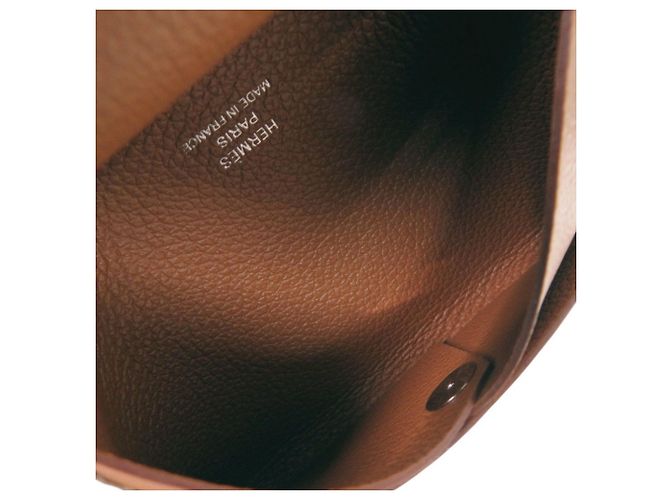 Hermès Hermes Calvi Duo Evercolor Kartenetui Braun - Ansicht 7
