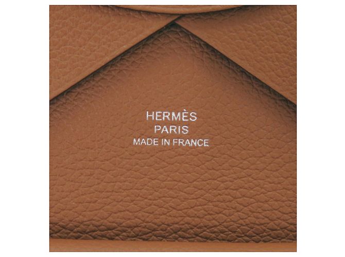 Hermès Hermes Calvi Duo Evercolor Kartenetui Braun - Ansicht 8