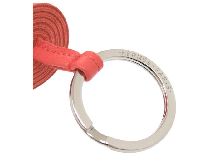Hermès Portachiavi Hermes Carmen Fringe Rosso - vista 3
