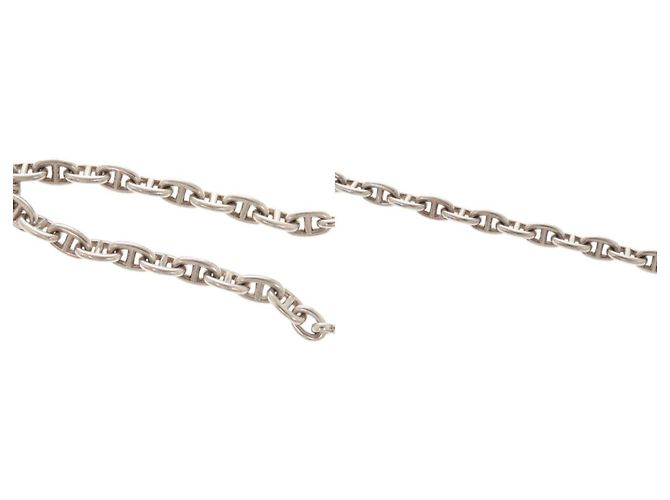 Hermès Hermes Chaine d'Ancre TPM 22-link Silver Charm Bracelet Plata - vista 10