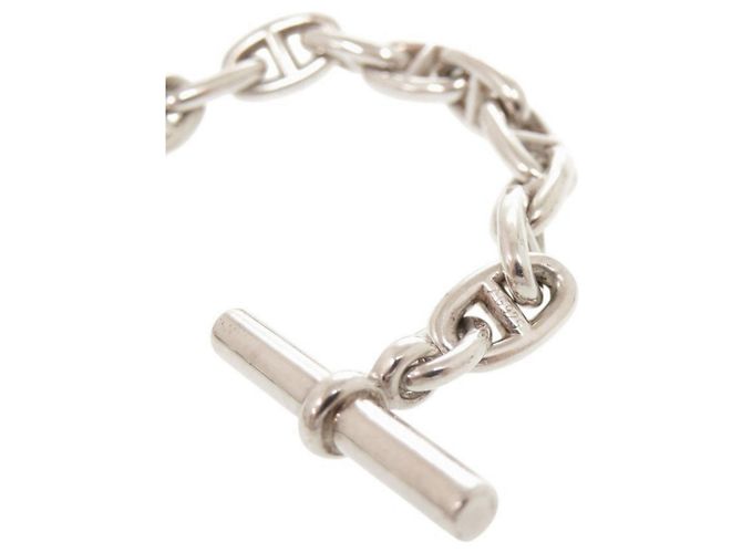 Hermès Hermes Chaine d'Ancre TPM 22-link Silver Charm Bracelet Plata - vista 5