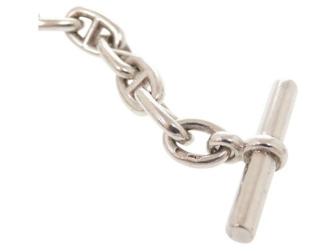 Hermès Hermes Chaine d'Ancre TPM 22-link Silver Charm Bracelet Plata - vista 6