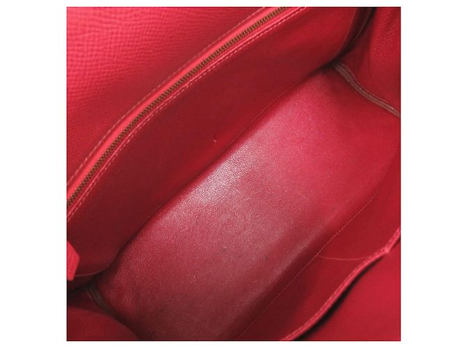 Hermès Borsa Hermes Kelly 32 in Rouge Vif e Vert Rosso Verde chiaro - vista 5