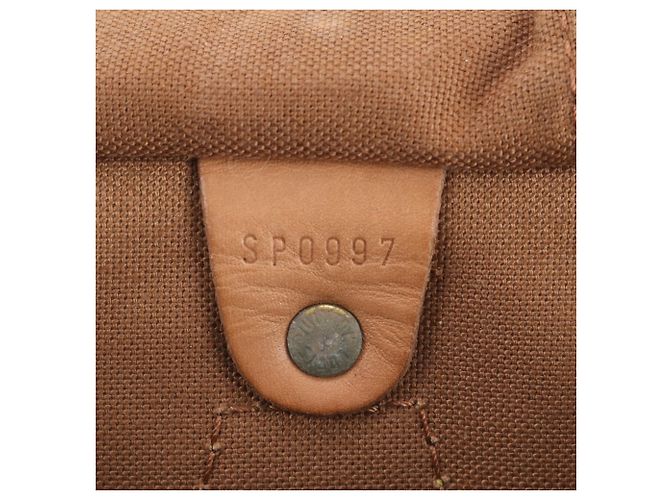 Louis Vuitton Monogram Speedy 35 Tote Bag Braun - Ansicht 10