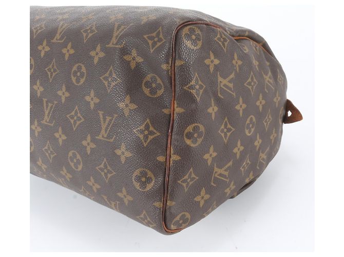 Louis Vuitton Monogram Speedy 35 Tote Bag Braun - Ansicht 4