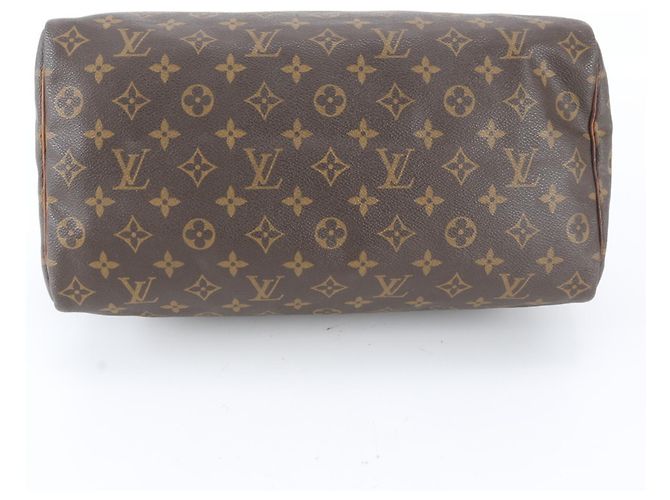 Louis Vuitton Monogram Speedy 35 Tote Bag Braun - Ansicht 5