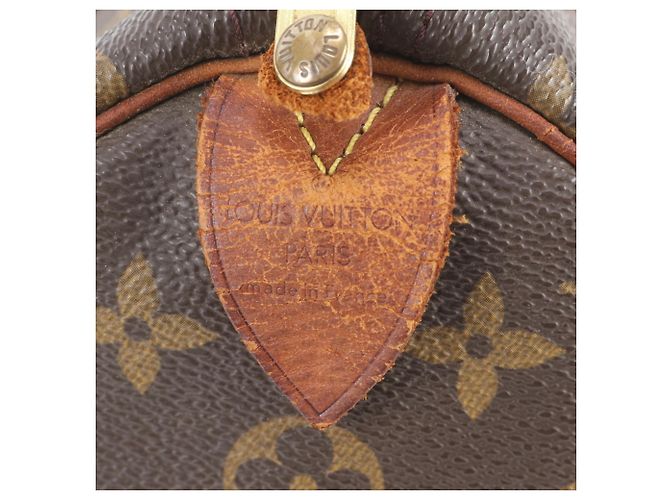 Louis Vuitton Monogram Speedy 35 Tote Bag Braun - Ansicht 9