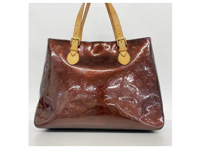 Borsa Tote Louis Vuitton Vernis Brentwood Bordò - vista 10