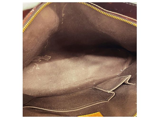 Borsa Tote Louis Vuitton Vernis Brentwood Bordò - vista 4