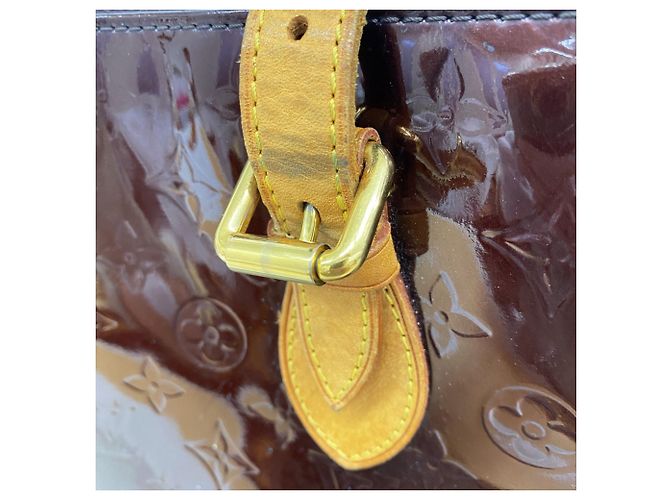 Borsa Tote Louis Vuitton Vernis Brentwood Bordò - vista 9