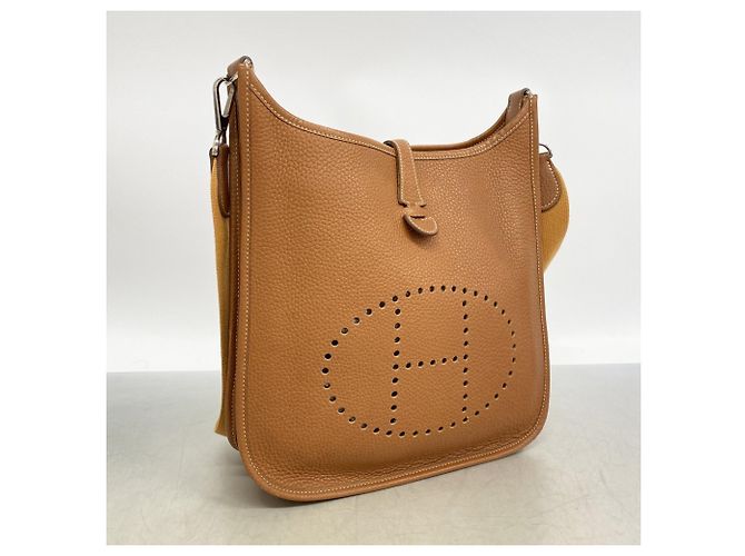 Hermès Hermes Evelyne 1 PM Schultertasche Golden - Ansicht 2
