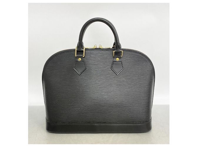 Borsa Louis Vuitton Alma Epi M52142 Noir Nero - vista 10