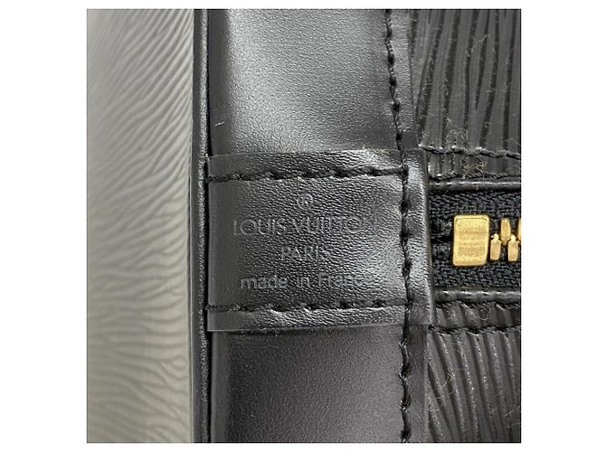Borsa Louis Vuitton Alma Epi M52142 Noir Nero - vista 5