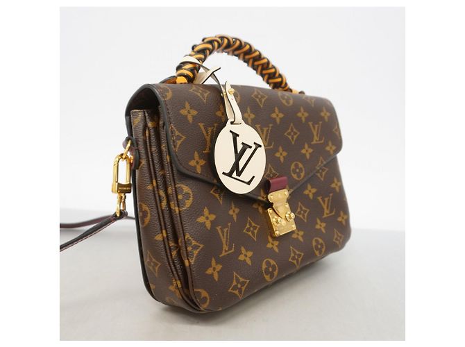 Borsa Louis Vuitton Monogram Pochette Metis MM Marrone - vista 2
