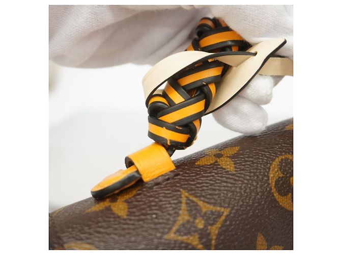 Borsa Louis Vuitton Monogram Pochette Metis MM Marrone - vista 7