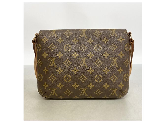 Borsa a tracolla Louis Vuitton Monogram Musette Tango Marrone - vista 10
