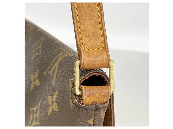 Borsa a tracolla Louis Vuitton Monogram Musette Tango Marrone - vista 8