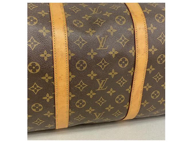 Louis Vuitton Monogram Keepall Bandoulière 60 Marrone - vista 15