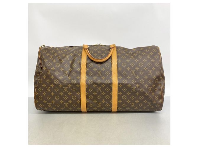 Louis Vuitton Monogram Keepall Bandoulière 60 Marrone - vista 16