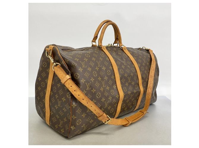 Louis Vuitton Monogram Keepall Bandoulière 60 Marrone - vista 2