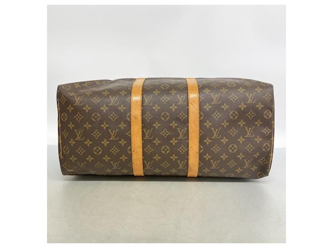 Louis Vuitton Boston Monogram Keepall 50 Marrone - vista 3