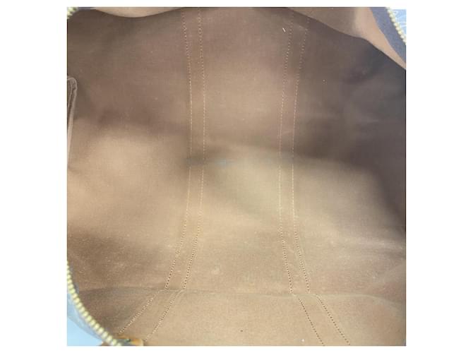 Louis Vuitton Boston Monogram Keepall 50 Marrone - vista 4