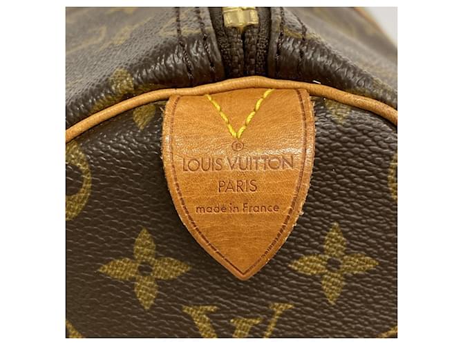 Louis Vuitton Boston Monogram Keepall 50 Marrone - vista 5