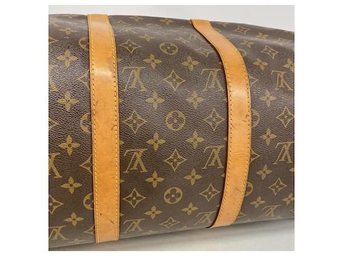 Louis Vuitton Boston Monogram Keepall 50 Marrone - vista 9