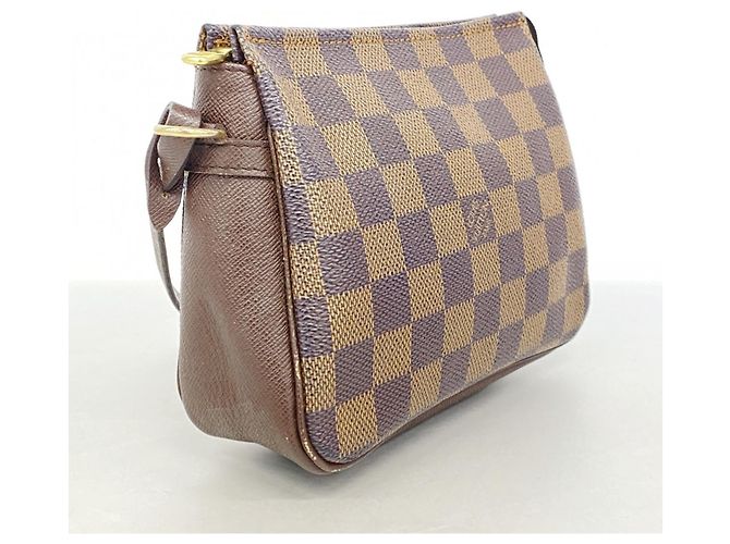 Louis Vuitton Damier Trousse Makeup Bag/Pouch N51982 Damier ebene - vista 2