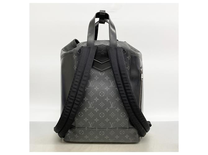 Zaino Louis Vuitton Monogram Eclipse Explorer Nero - vista 12