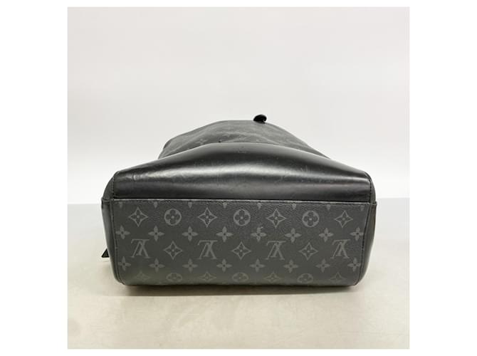 Zaino Louis Vuitton Monogram Eclipse Explorer Nero - vista 3