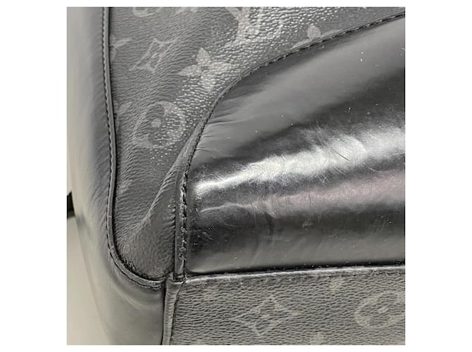 Zaino Louis Vuitton Monogram Eclipse Explorer Nero - vista 8